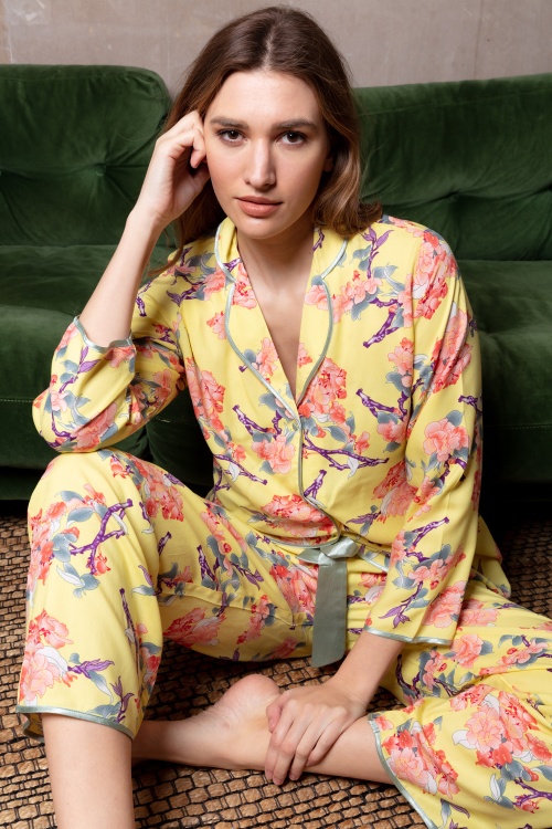 Oriental Flora Pyjama Set